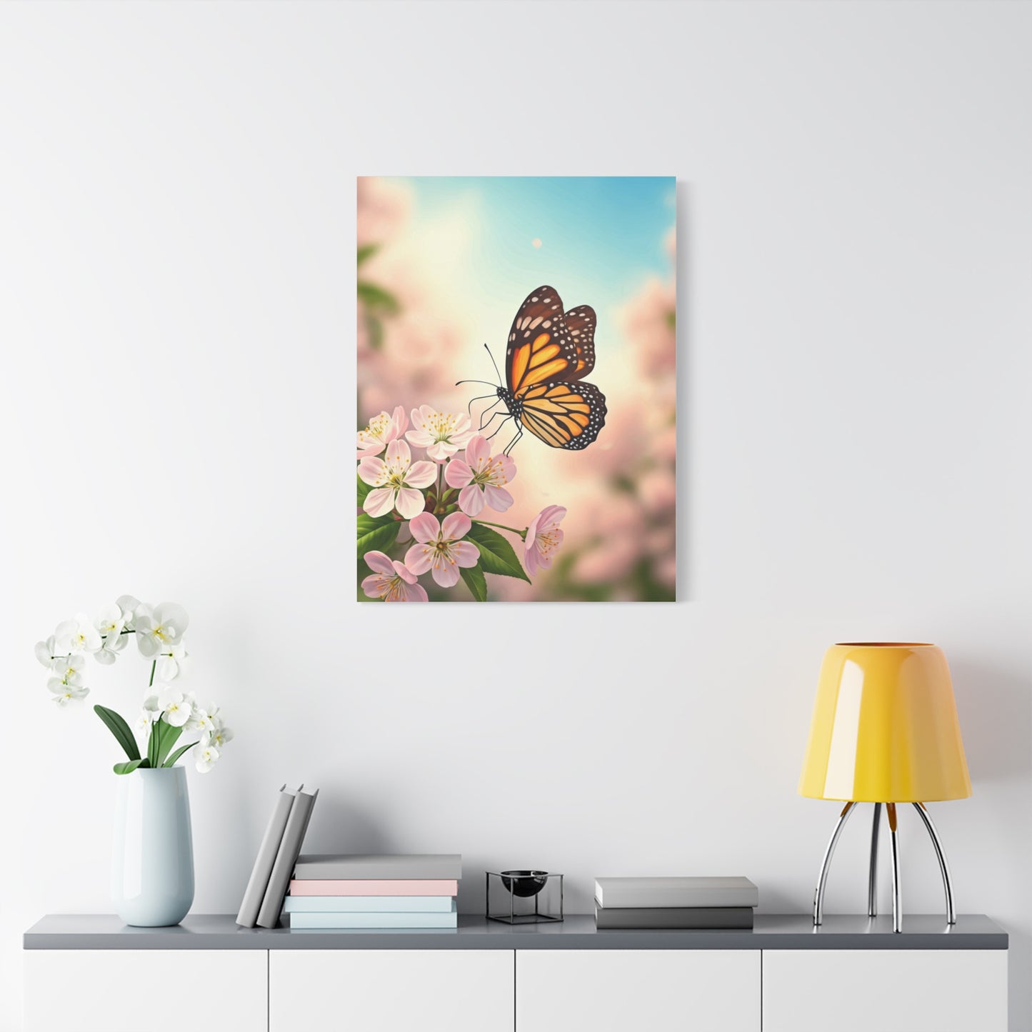 Spring Blossom Butterfly Wall Art & Canvas Prints