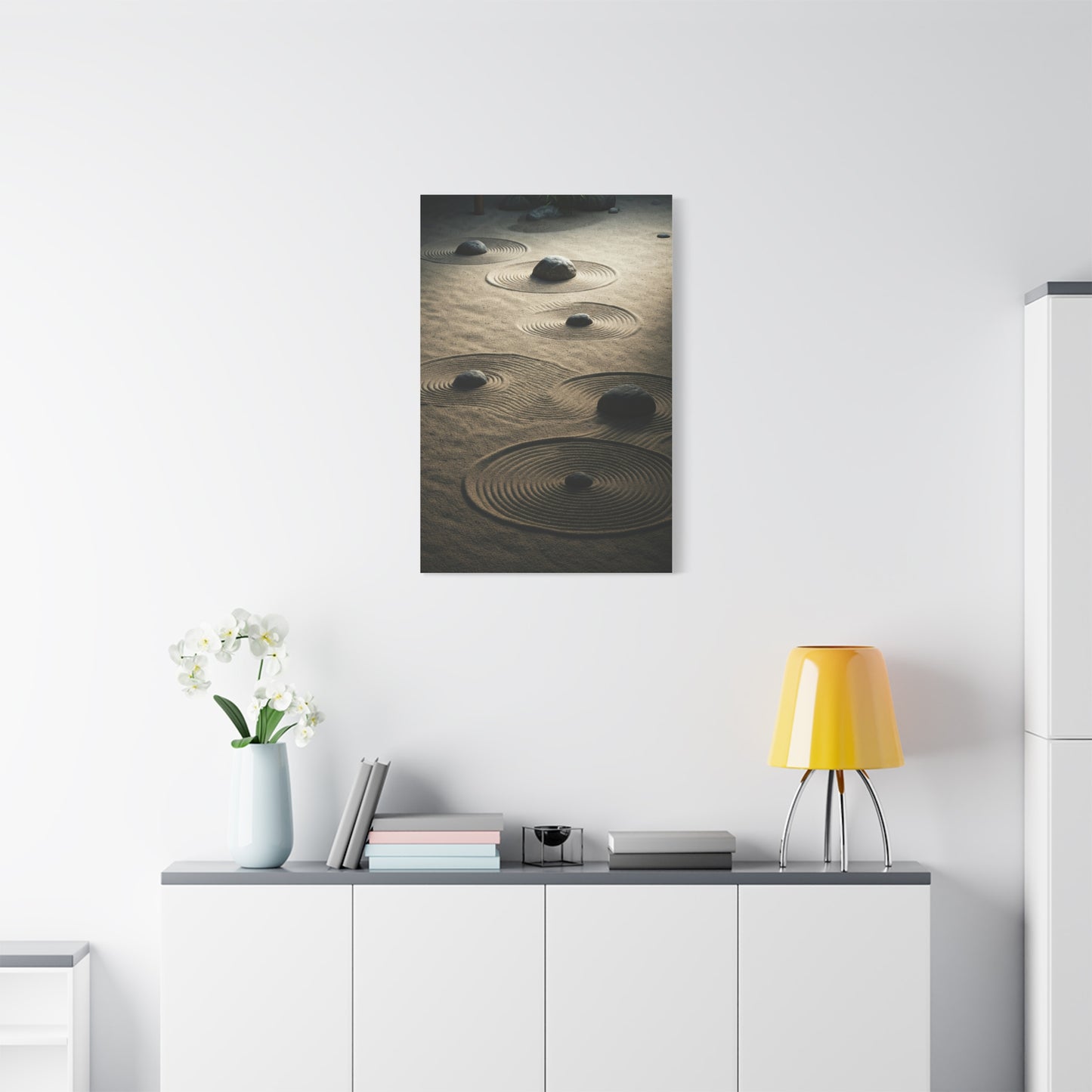 Zen Stone Ripples Wall Art & Canvas Prints
