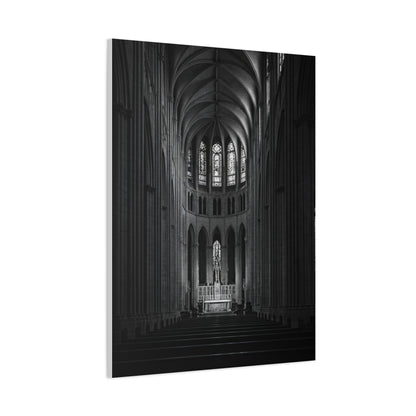 Gothic Cathedral Nave Light Wall Art & Canvas Prints
