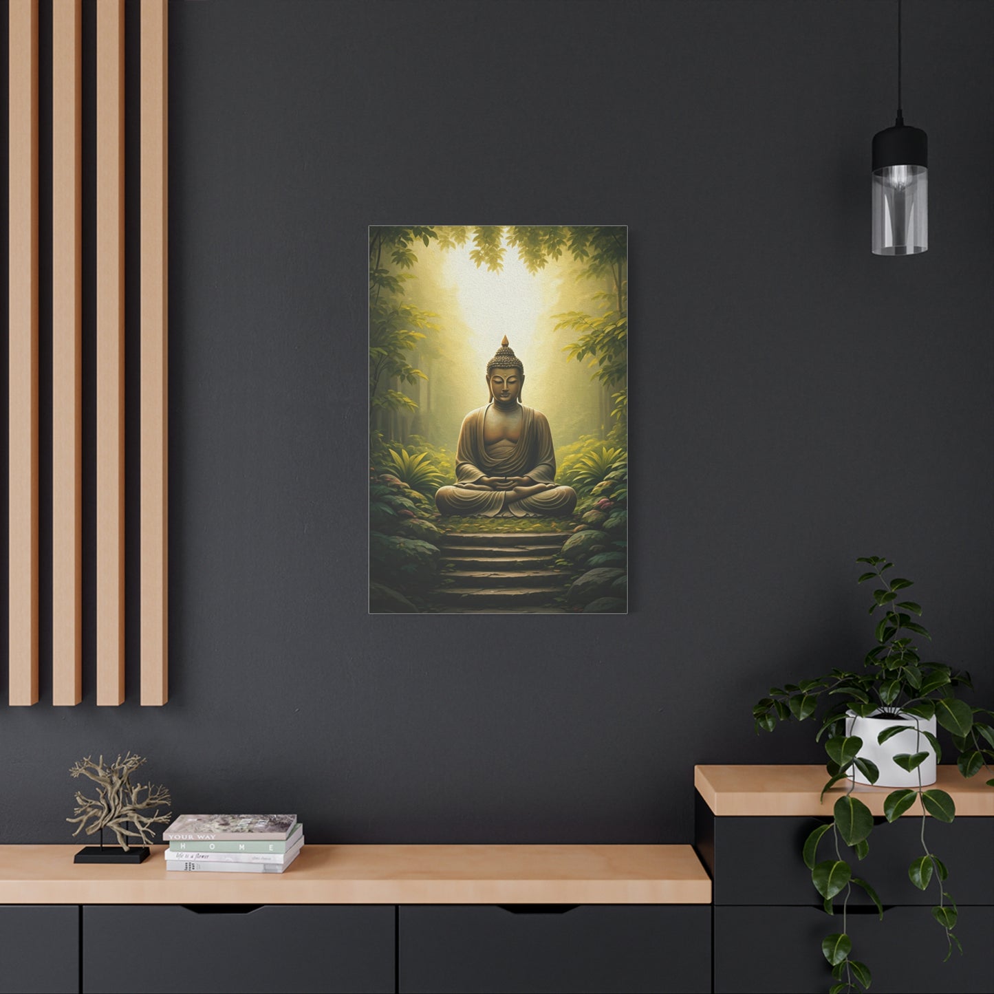 Forest Meditation Buddha Sanctuary Wall Art & Canvas Prints
