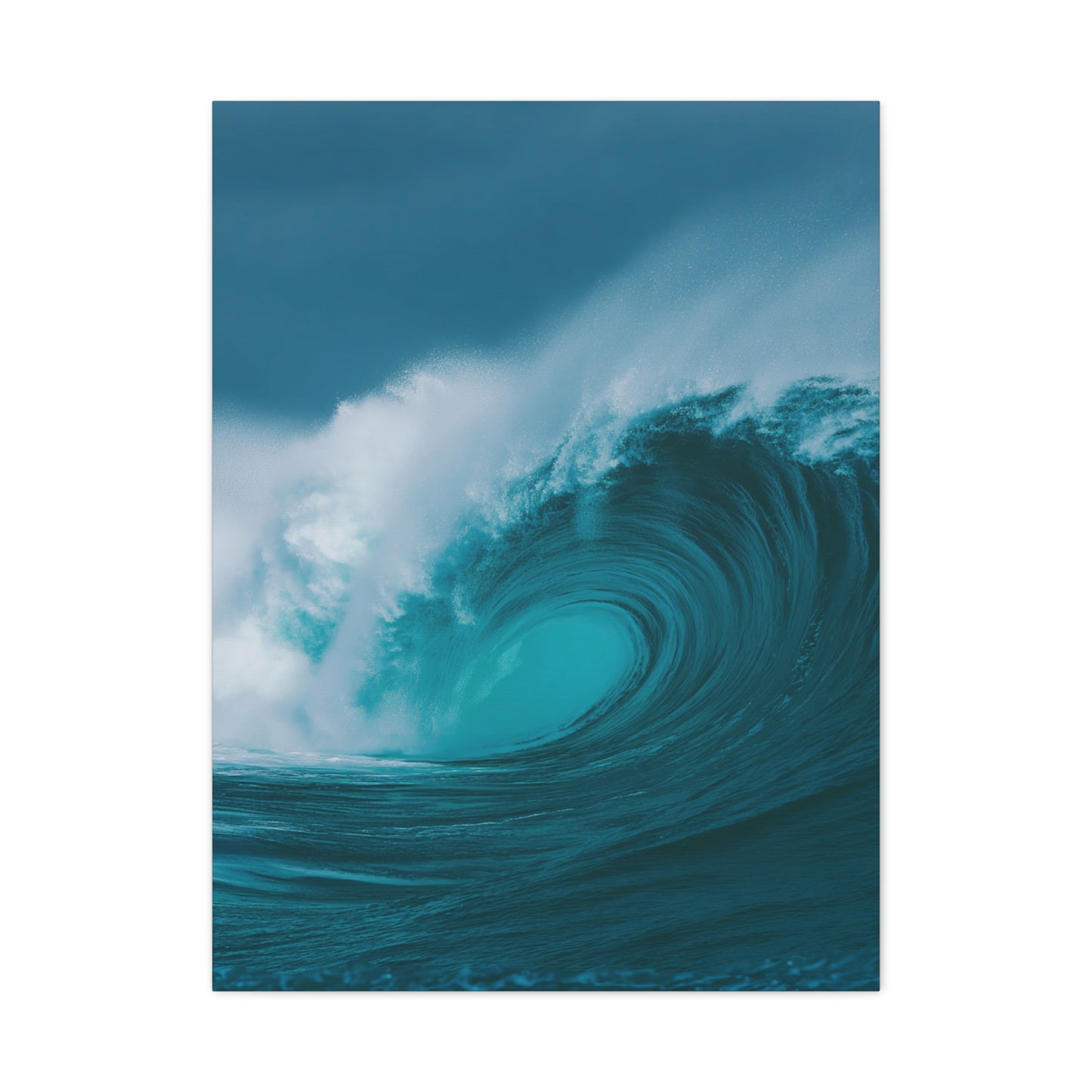 Powerful Ocean Wave Motion Wall Art & Canvas Print