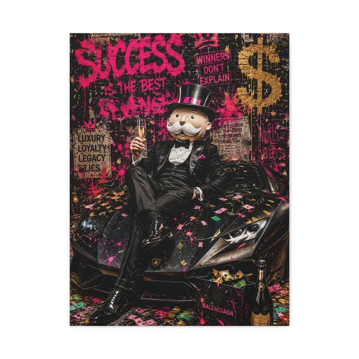Luxury Street Pop Billionaire Rebel Street Wall Art & Canvas Print