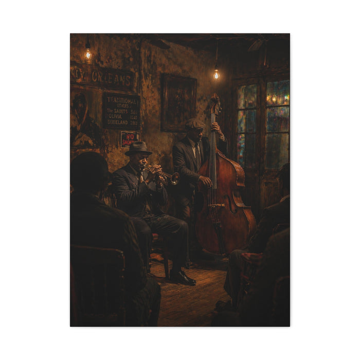 Preservation Hall Jazz Scene Wall Art & Canvas Print