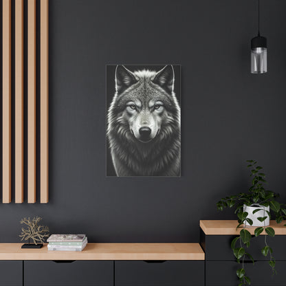 Arctic Wolf Intense Portrait Wall Art & Canvas Prints