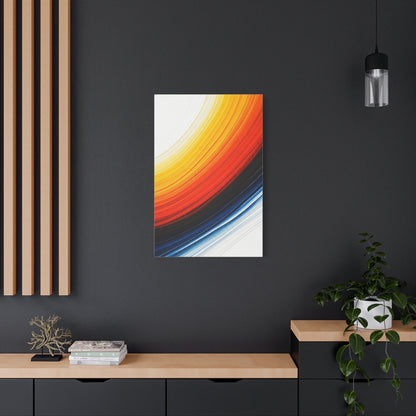 Warm Arc Gradient Abstract Wall Art & Canvas Prints