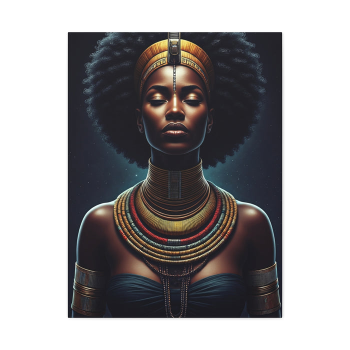Regal African Queen Serenity Wall Art & Canvas Prints