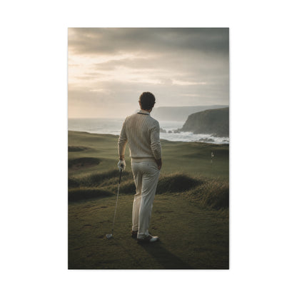 Old Money Coastal Golf Sports Wall Art & Canvas Print
