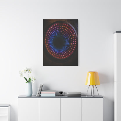 Infinity Neon Tunnel Mirror Wall Art & Canvas Print