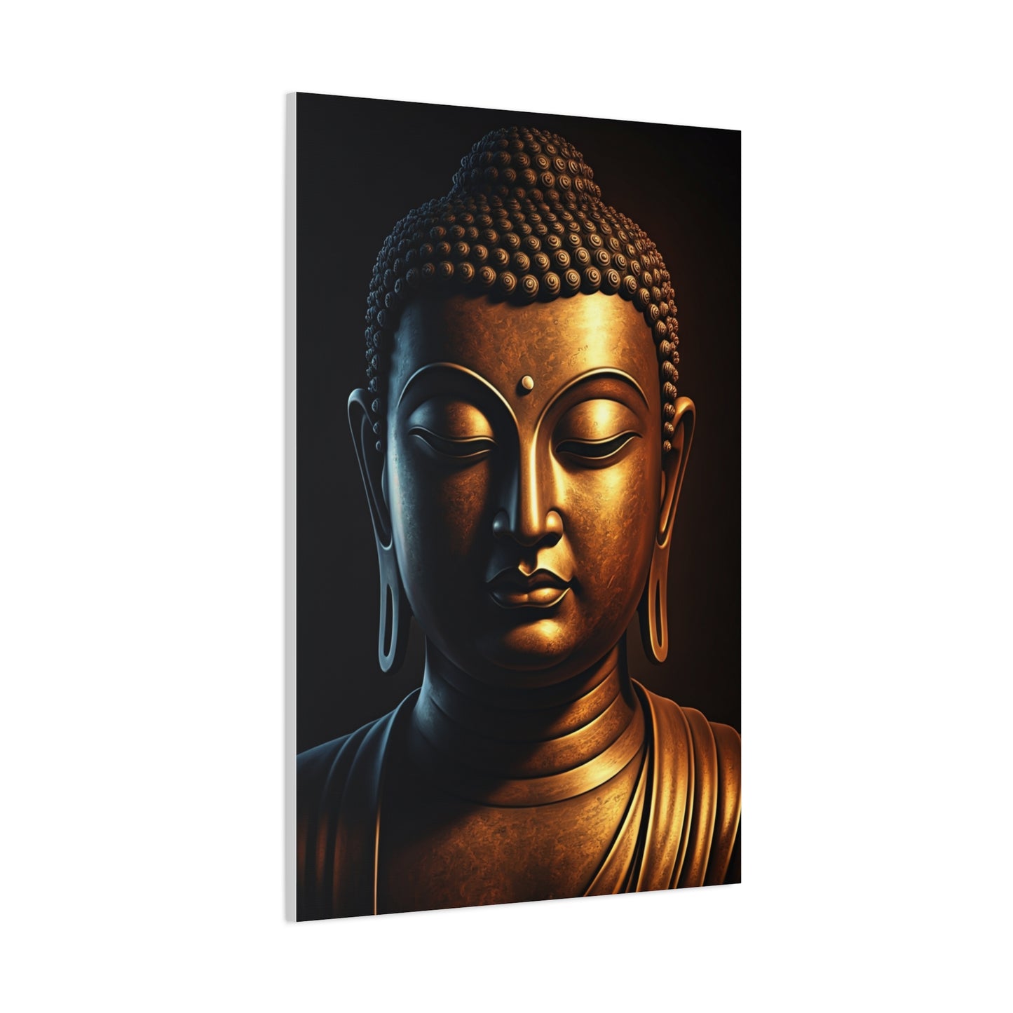 Golden Spark Buddha Meditation Wall Art & Canvas Prints