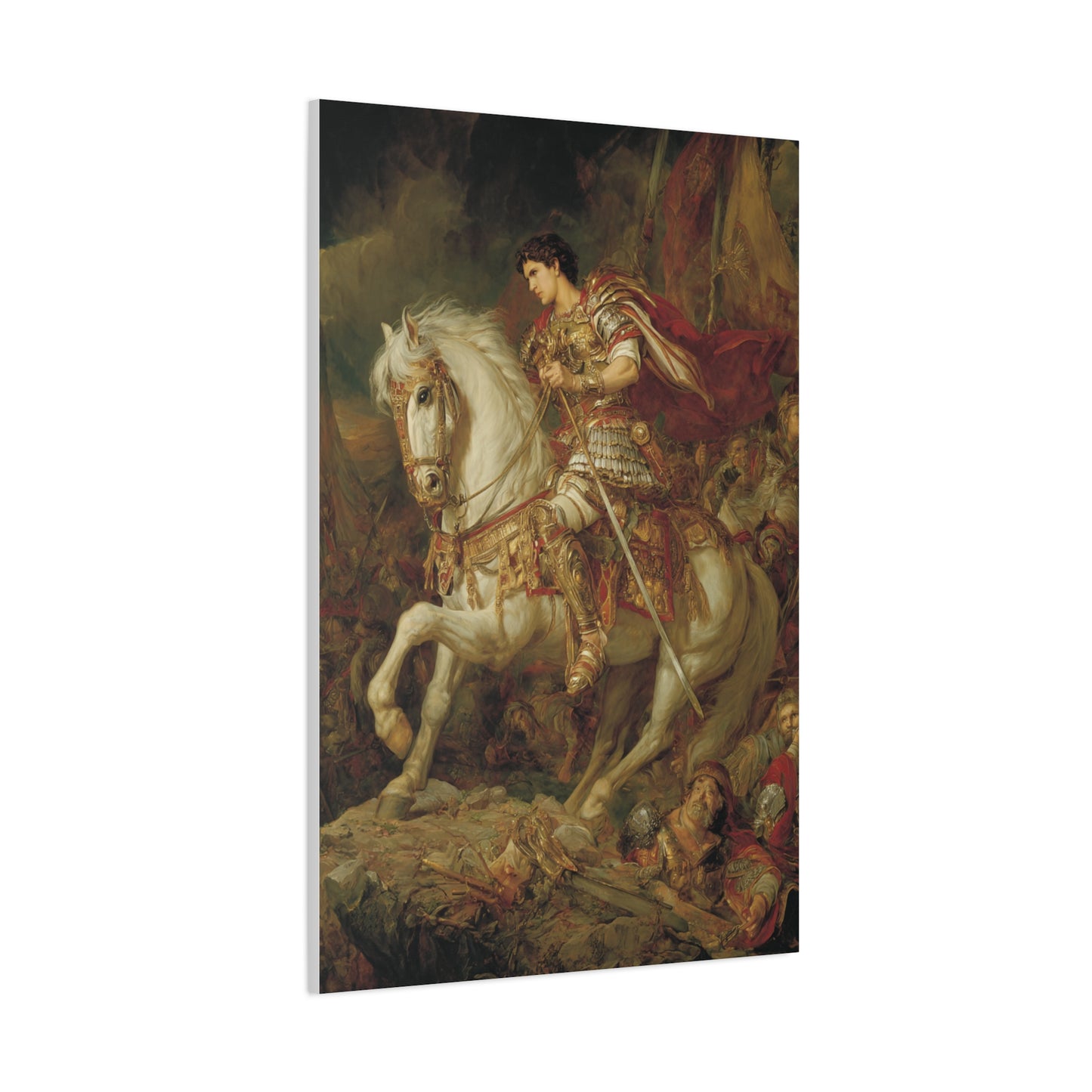 Alexander the Great Commanding The Battlefield Wall Art & Canvas Print