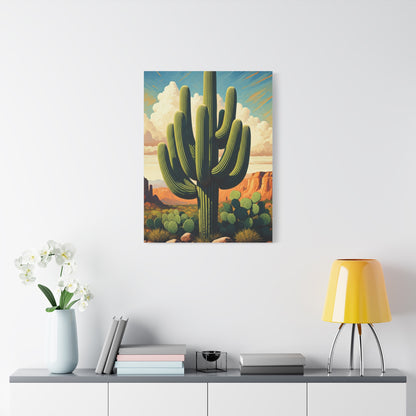 Desert Canyon Saguaro Landscape Wall Art & Canvas Prints