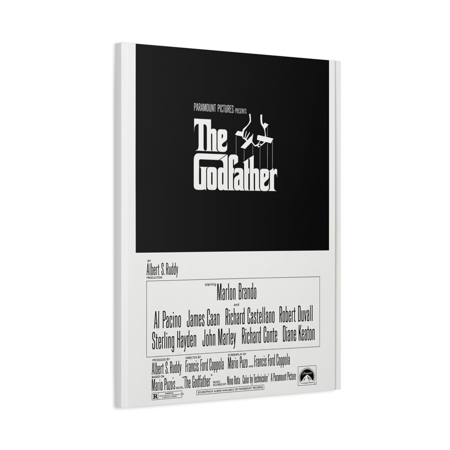 The Godfather Movie Poster Wall Art & Canvas Print