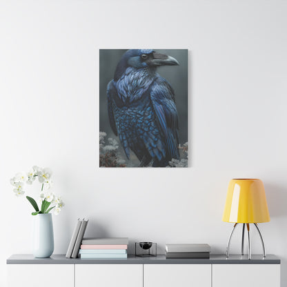 Enchanted Rune Raven Wall Art & Canvas Print