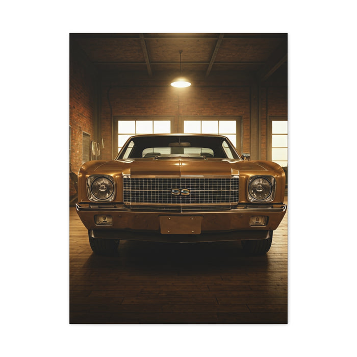 Chevrolet Chevelle SS Vintage Muscle Garage Wall Art & Canvas Prints