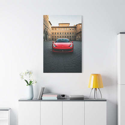 Ferrari 458 Italia Florence Piazza Wall Art & Canvas Prints