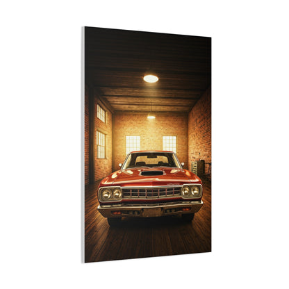 Plymouth Road Runner Tungsten Garage Wall Art & Canvas Prints