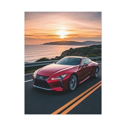 Lexus LC 500 Luxury Scenic Drive Wall Art & Canvas Prints