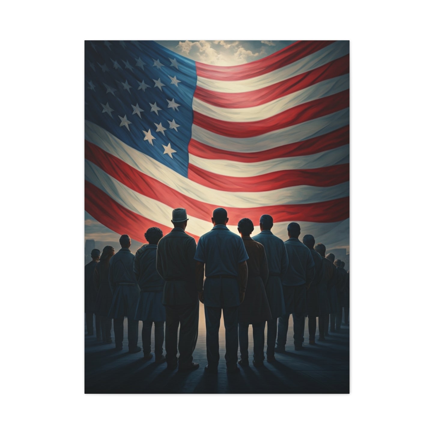 United Under the Stars and Stripes Wall Art & Canvas Prints