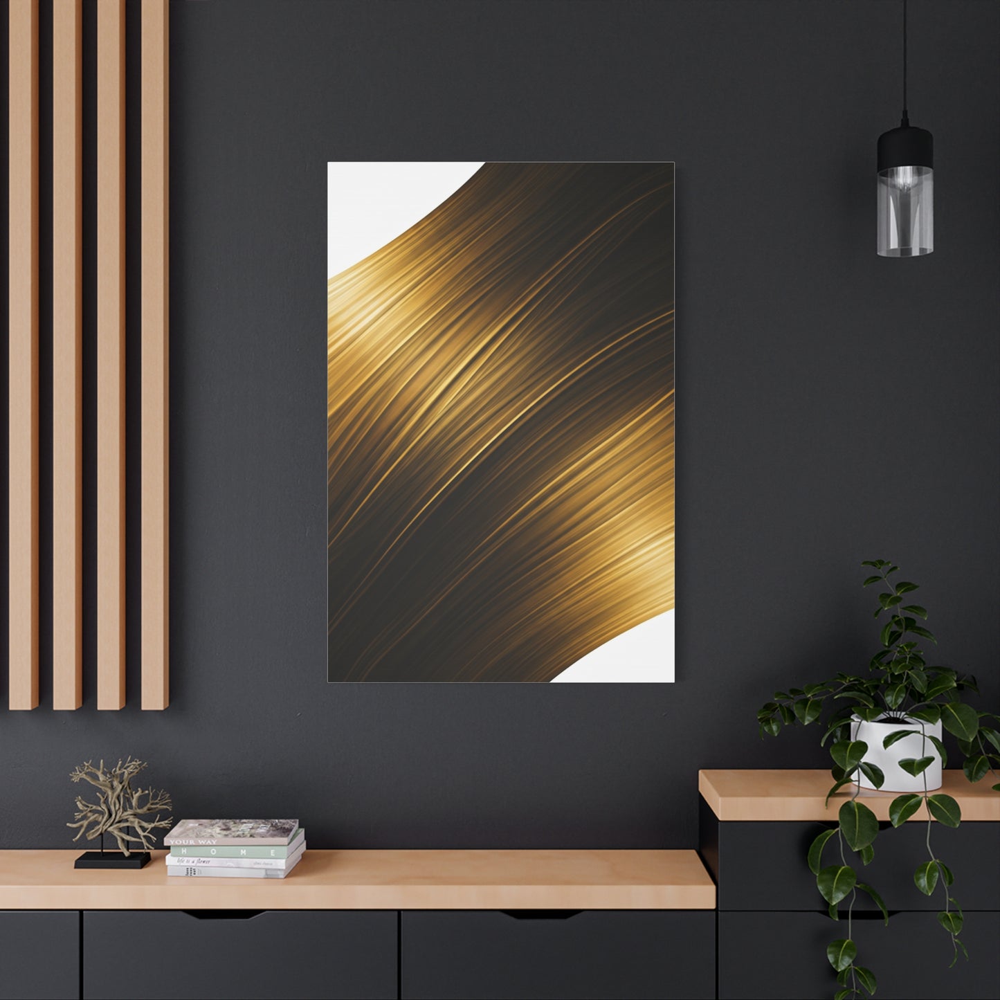 Golden Drift Abstract Wall Art & Canvas Prints