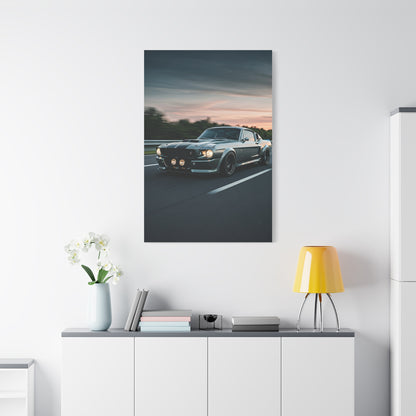 1967 Ford Mustang Shelby GT500 Restomod Highway Charge Wall Art & Canvas Prints