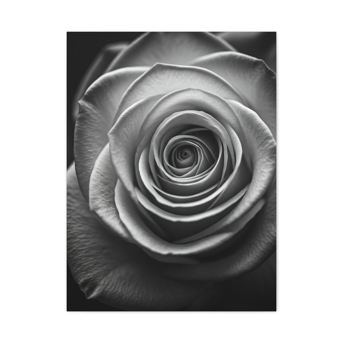 Monochrome Daisy Center Detail Wall Art & Canvas Prints