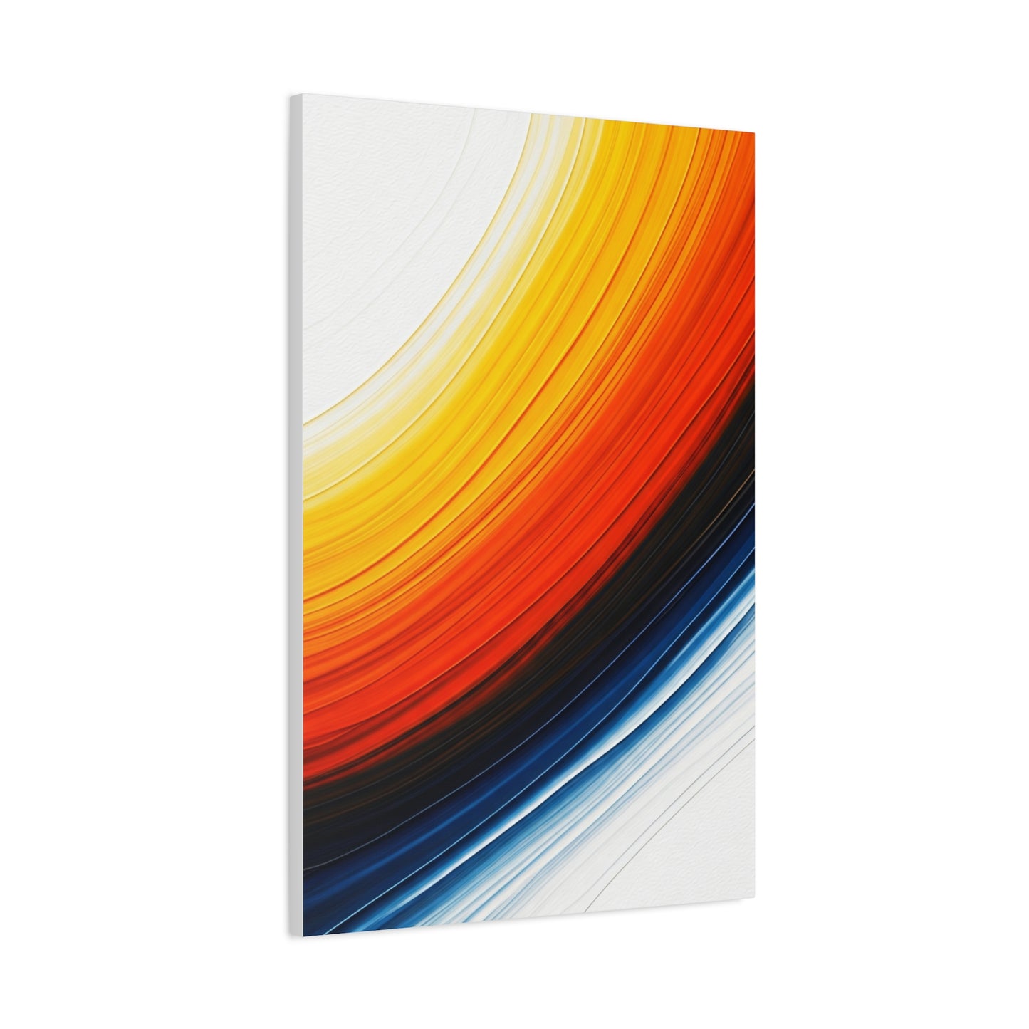 Warm Arc Gradient Abstract Wall Art & Canvas Prints
