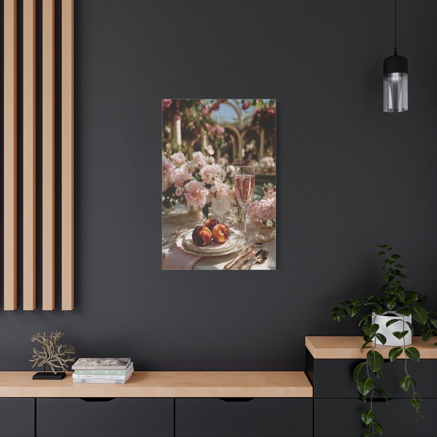Romantic Spring Brunch Table Wall Art & Canvas Print