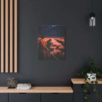 Valley Trail Rider Wall Art & Canvas Print