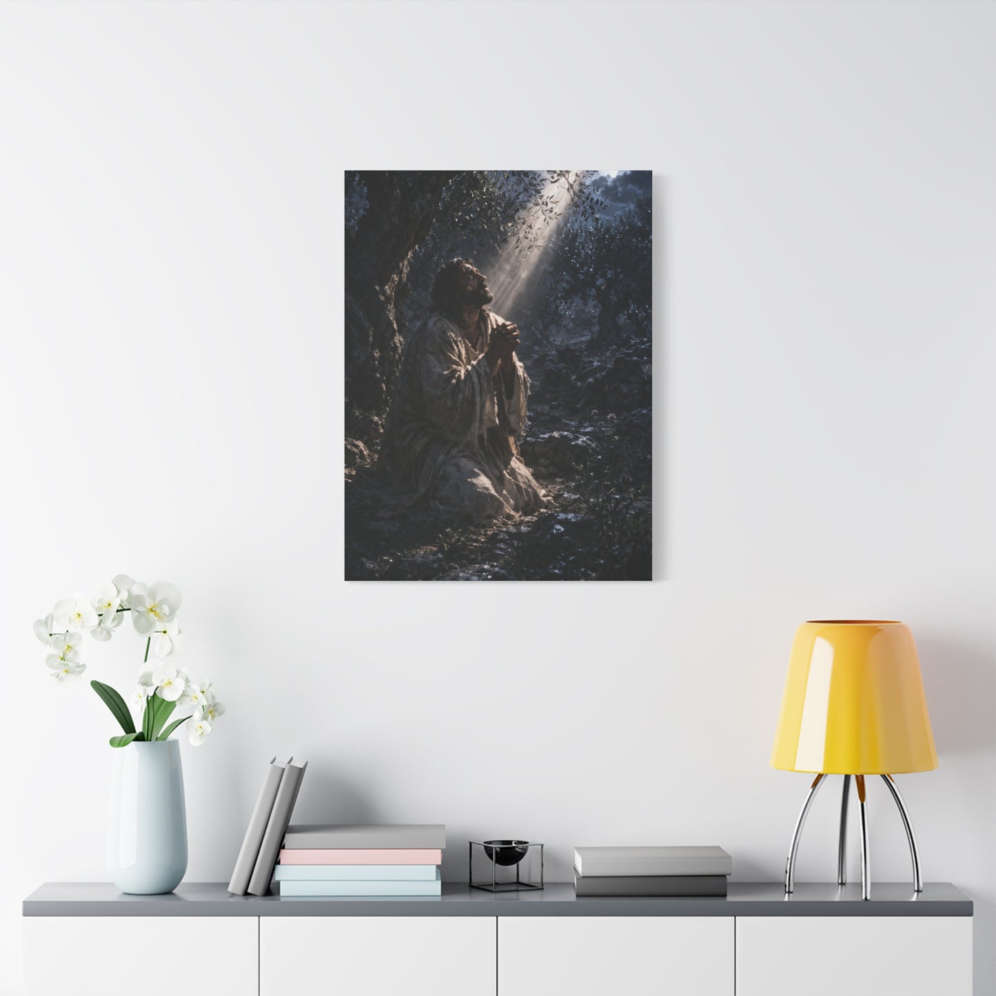 Agony in Gethsemane Night Prayer Wall Art & Canvas Print