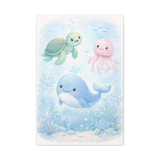 Ocean Friends Underwater Wall Art & Canvas Print