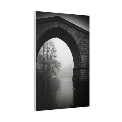 Misty Archway Bridge Scene Wall Art & Canvas Prints
