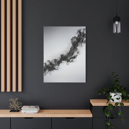 Abstract Ink Motion Romance Minimal Wall Art & Canvas Print