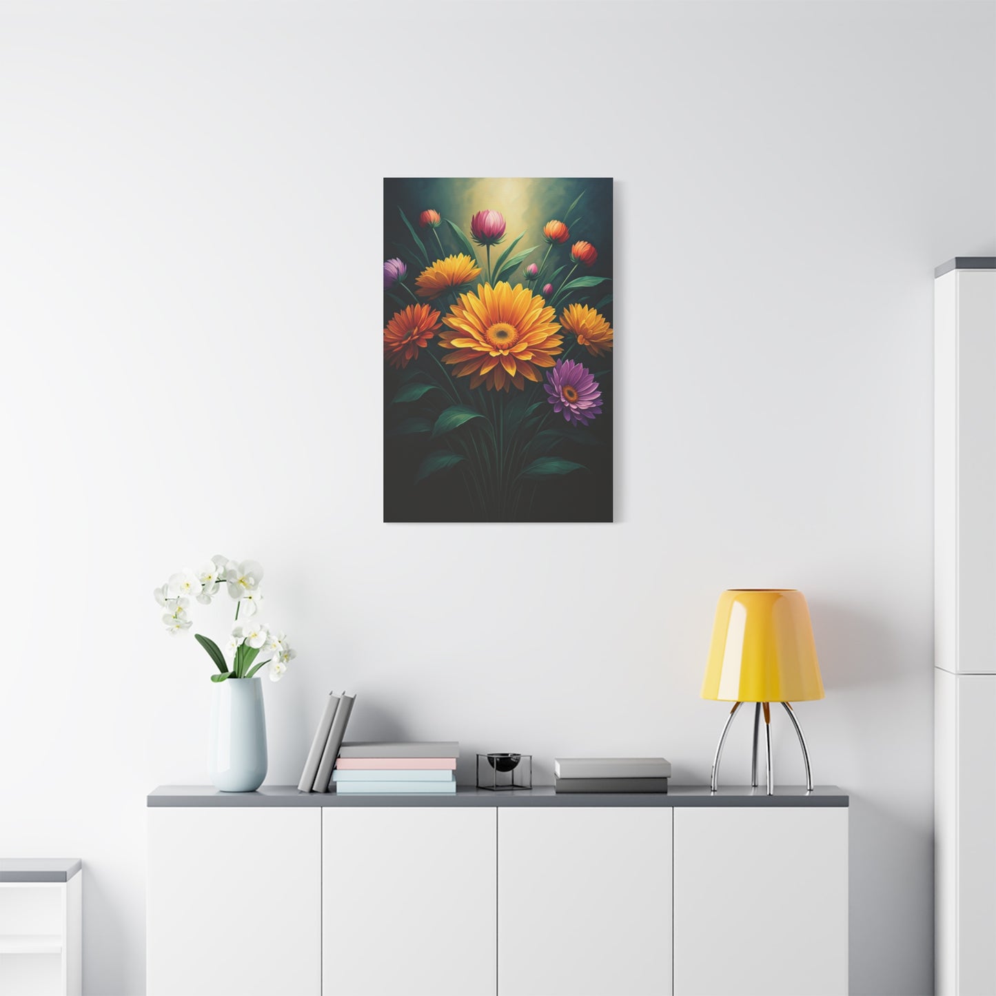 Golden Garden Radiance Wall Art & Canvas Print