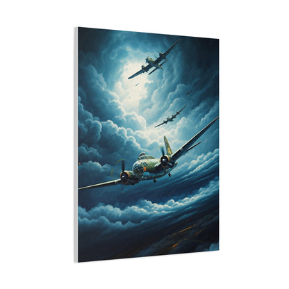 Thunder Squadron Dogfight Sky Wall Art & Canvas Prints