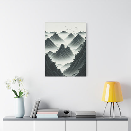 Whispering Peaks Mist Wall Art & Canvas Prints