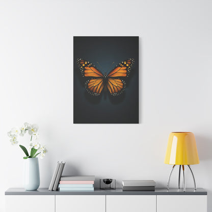 Monarch Butterfly Symmetry Portrait Wall Art & Canvas Prints
