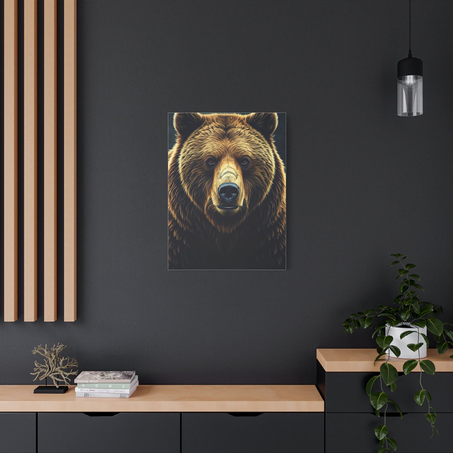 Majestic Brown Bear Portrait Wall Art & Canvas Prints