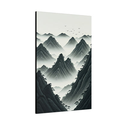 Whispering Peaks Mist Wall Art & Canvas Prints