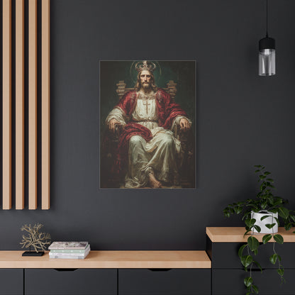 Christ the King Throne Portrait Wall Art & Canvas Print