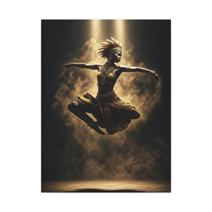 Spirit Dancer in Golden Mist Wall Art & Canvas Prints