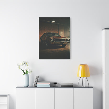AMC Javelin Classic Americana Garage Wall Art & Canvas Prints