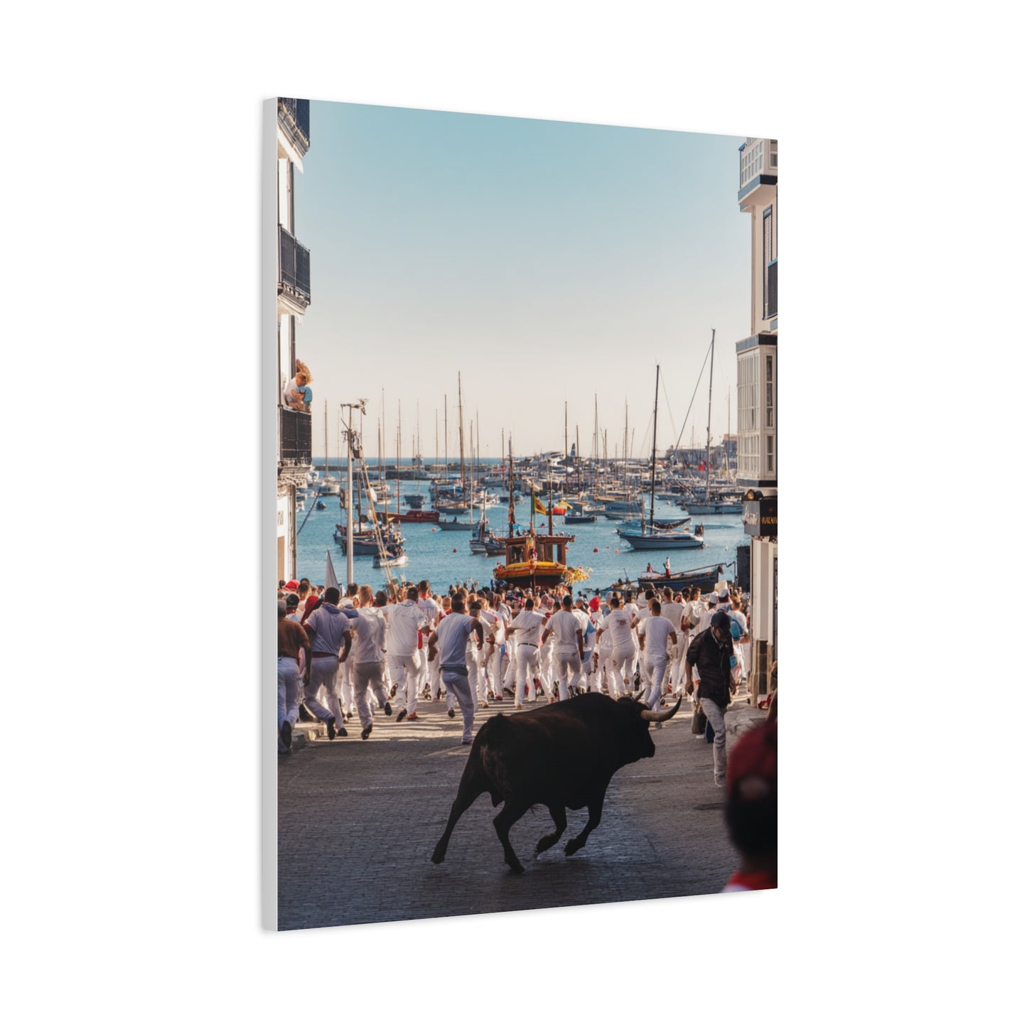 Bous a la Mar Coastal Bull Festival Wall Art & Canvas Print