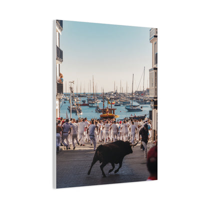 Bous a la Mar Coastal Bull Festival Wall Art & Canvas Print