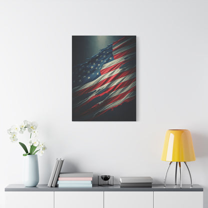 Weathered Flag of Freedom Wall Art & Canvas Prints