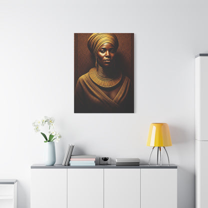 Bronze Heritage Queen Portrait Wall Art & Canvas Prints