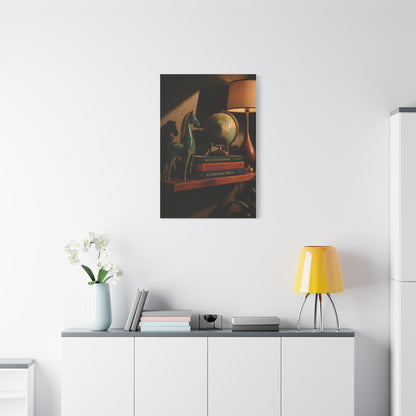 Mid Century Collector Shelf Still Life Wall Art & Canvas Print