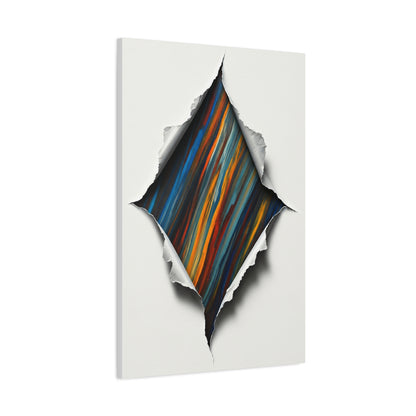 Fractured Color Core Abstract Wall Art & Canvas Prints