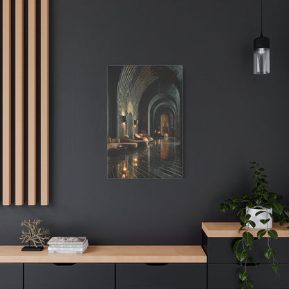 Art Deco Black and Gold Interior Wall Art & Canvas Print