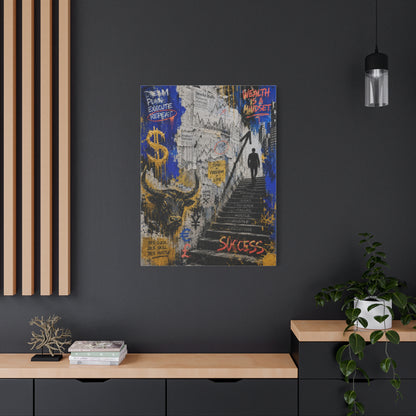 Entrepreneur Street Collage Success Street Wall Art & Canvas Print