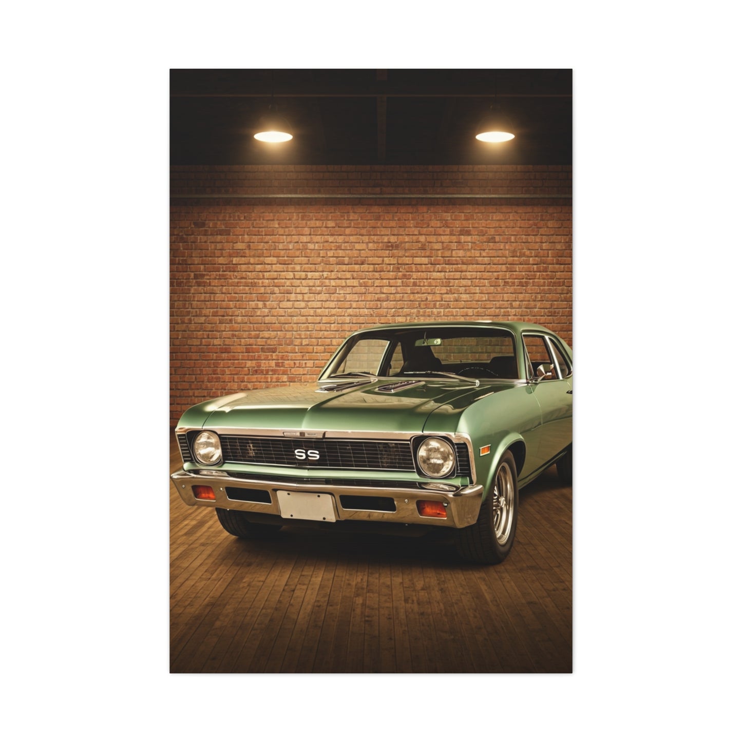 Chevrolet Nova SS Warehouse Muscle Wall Art & Canvas Prints